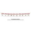 Eid Mubarak Bunting Party Flags - Happy Eid Decorations (10 Flags) (Floral)