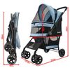 4 Wheel Dog Cat Pet Stroller Best Lightweight Foldable Compact Portable Jogger A