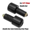 7/8" 22mm Solid Iron Heavy Weight Handle Bar Ends Vibration Reducing Grip Plugs