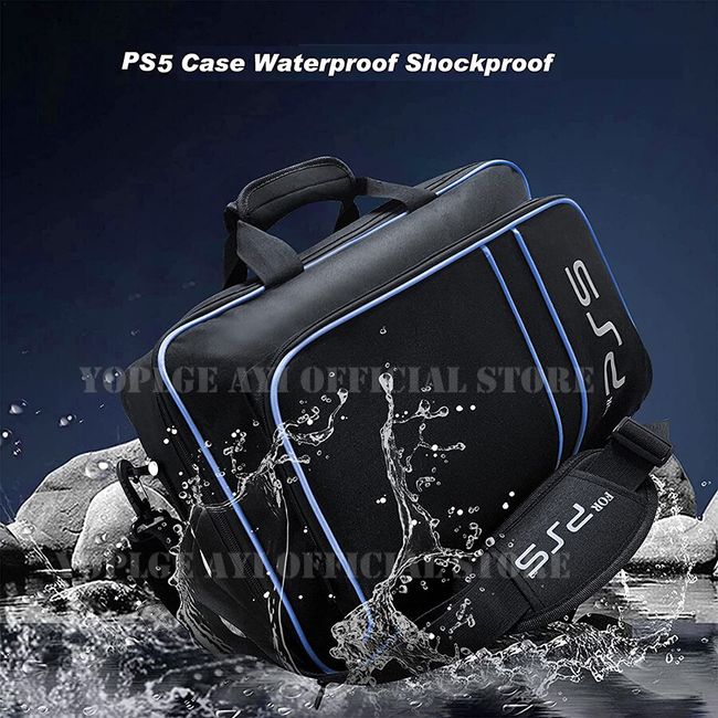 Carrying Case for PS5 Slim Hard Shell Carry Case Travel Bag Shockproof  Protective Case for PS5 Slim Console Accessories