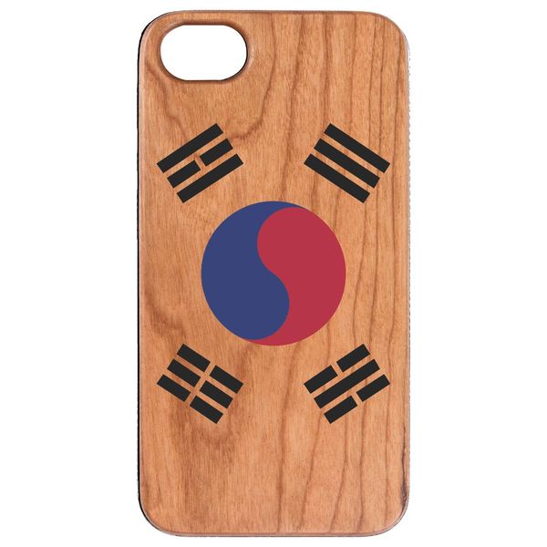 Flag South Korea - UV Color Printed - iPhone 5/5S/SE Universal / Cherry