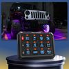 MICTUNING 12 Gang Switch Panel, Led Touch On Off Circuit Control Box For UTV ATV