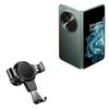 BoxWave X-Switch Car Mount, Jet Black, Compatible with OnePlus Open, Air Vent Mounted, Simple Minimal