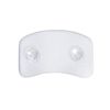 Bath Bliss Luxury Cooling Gel Beaded Bath Tub Pillow | Suction Cup Backing | Bathtub Experience | Suction Cup Backing | White