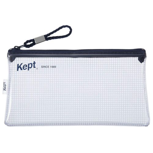 Raymay Fujii KPF603K Pencil Case, Kept Clear Pen Case, Navy