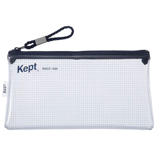 Raymay Fujii KPF603K Pencil Case, Kept Clear Pen Case, Navy