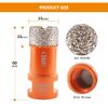 BGTEC Dry Diamond Core Drill Bits Diameter 25mm for Porcelain Tile Ceramic Marble Brick M14 Thread