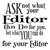 CafePress Ask Not Editor Large Mug 15 oz (444 ml) Ceramic Coffee Mug