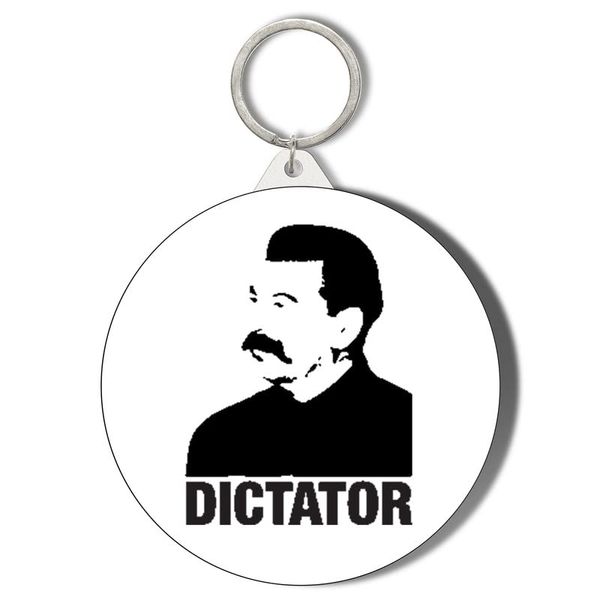 Gift Insanity STALIN DICTATOR - POP ART - 45mm Keyring