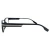 Incredible Bargains The Dean Stylish Rectangular Reading Glasses + 3.25 Black