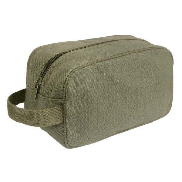 Rothco Canvas Travel Kit, Olive Drab