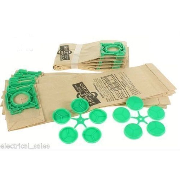 Compatible with Sebo X/C/370 X1 X4 EXTRA PET Straight Vacuum Bags 5093ER-