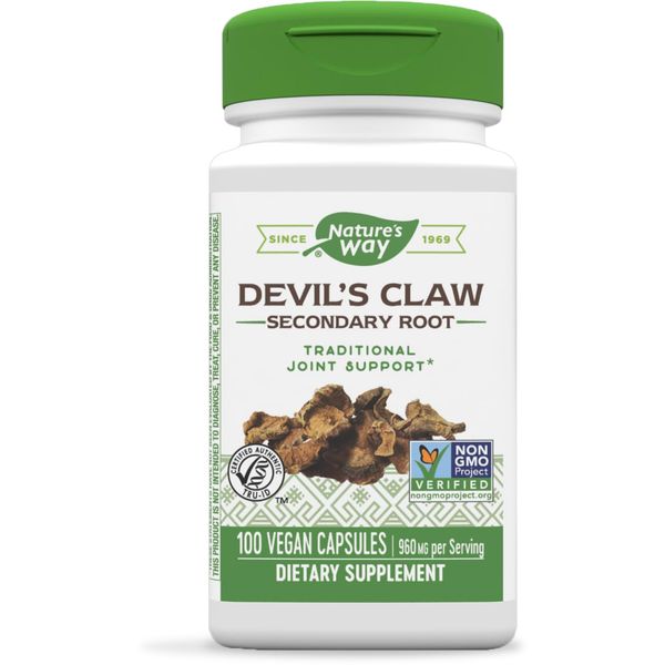 Nature's Way Devil’s Claw Secondary Root 480 mg 100 Vcaps