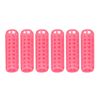 Bordhap 12 Pcs Pink Plastic DIY Hair Styling Roller Curlers Clips