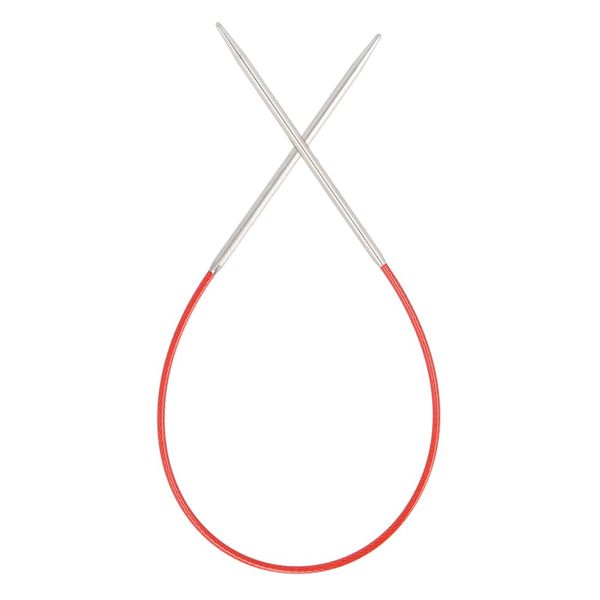 ChiaoGoo Knit RED Circular Needle 23cm 2.00mm - 1pc