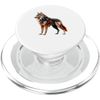 Origami Art Wolf Wolves PopSockets PopGrip for MagSafe