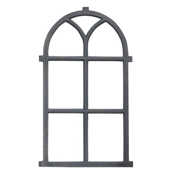 aubaho Stable Window Barn Window Iron Grey Iron Window 98 cm Antique Style