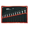12PC Ratcheting Wrench Set Chrome Vanadium Steel 72 Tooth Durable Tool Case New