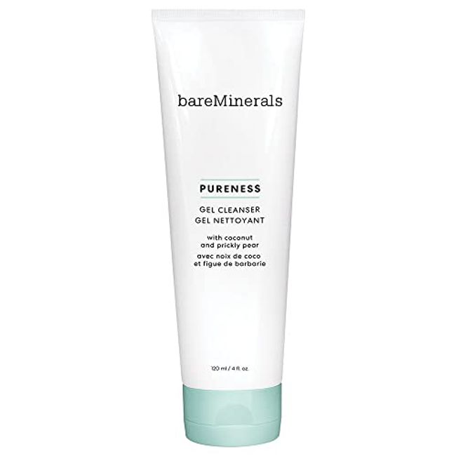 bareMinerals Pureness Gel Face Cleanser, Gentle Nourishing Facial Cleanser, Face + Eye Makeup Remover, Safe for Sensitive Skin, Vegan