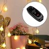 2Pcs Inline Switch Low Profile Torpedo Switch AC 250V 10A for Bedside Lamp Desk Table Light Electrical Cord (Black)