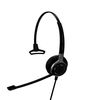 Dual USB Monaural Headset, 3.5mm, Black