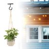 ASZUNE 4in Ceiling Hooks for Hanging Plants 4Pack for Plants