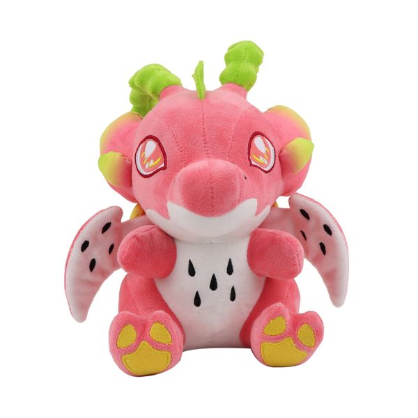 Kahopy Dragon Fruit Plush Toys, Cute Stuffed Animals Plush with Adorable Wings, Cuddly Pillow Gifts for Girls Kids Birthday