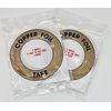 2 Rolls/Pack 7/32 Copper Foil (Copper Backed)