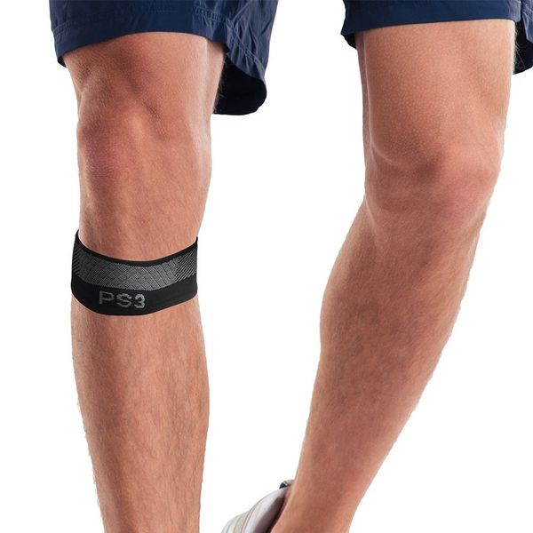 Orthosleeve® PS3 Patella Tendon Knee Strap | Black size XL | Exclusive 3 Zone Compression Technology® | Jumpers Knee, Swelling & Arthritic, Floating Patella, Pain Relief | Lightweight | Boosts Circulation