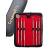 German-Dental Tools,Plaque Remover for Teeth,Dental Hygiene Cleaning Kit,Tooth Scraper Plaque Tartar Remover Cleaner,Dental Pick Scaler Oral Care Tools (Set of 6 with Pouch Oral Care)