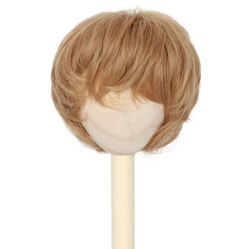 Missuhair 7-8inch (for 17CM-19CM's head) 1/4 Bjd Doll Wig Synthetic Short Brown Doll Hair Handmade Accessories