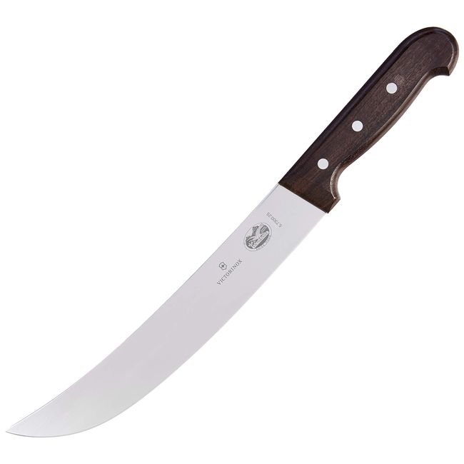 Victorinox 10-Inch Curved Cimeter Knife with Rosewood Handle