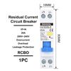 DIHOOL Type a RCBO ELCB RCD 18mm width Circuit Breaker(30mA 2 pole 20A)