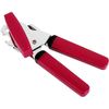 Fackelmann 9141 Tin Opener for Lefties in red/Silver, Multi-Ply