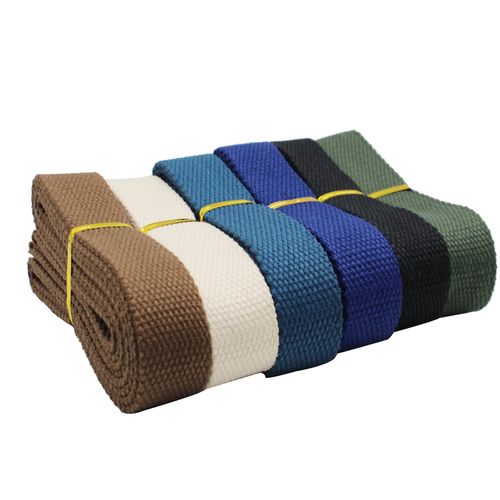 Dortrue Heavy Cotton Webbing 1 Inch 12 Yard 6 Colors Mixed Webbing Bag Handles, Bag Strap,Tote Bag Webbing，Cloth Belt,Making Outdoor Supplies