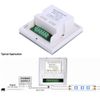 LED Dimmer Switch Touch Install Dimmer Controller Control 12-24V Single Color LED Lamp Wall Switch Dimmer Smooth Touch (White)