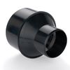 Woodriver Dust Connection 4" to 2-1/2" Funnel Reducer Dust Collection Fitting