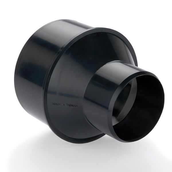 Woodriver Dust Connection 4" to 2-1/2" Funnel Reducer Dust Collection Fitting