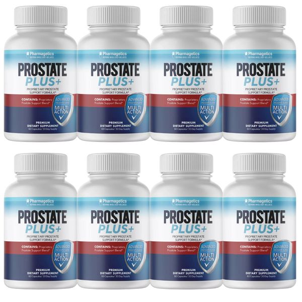 Prostate Plus+ Prostate Support Formula - Proprietary Blend - 8 Bottles