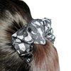 Assorted Colors Lace Scrunchies, 6-Pack, Black, Red & Dark Blue