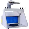 Portable Hobby Airbrush Paint Spray Booth Kit Exhaust Filter LED Light Set Model