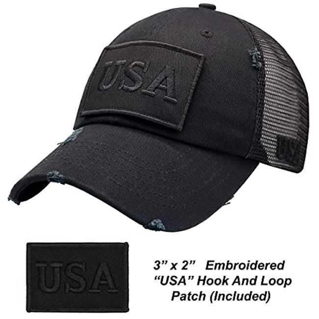 ANTOURAGE American Flag Vintage Tactical Baseball Hat for Men