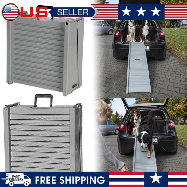 Folding Foldable Car Ramp for Dogs 59x15.8 Inch Portable Dog Ramp Long Dog Ramps