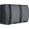 REV AquaForm Double Socket Wet Room Socket IP44 Surface-Mounted Anthracite