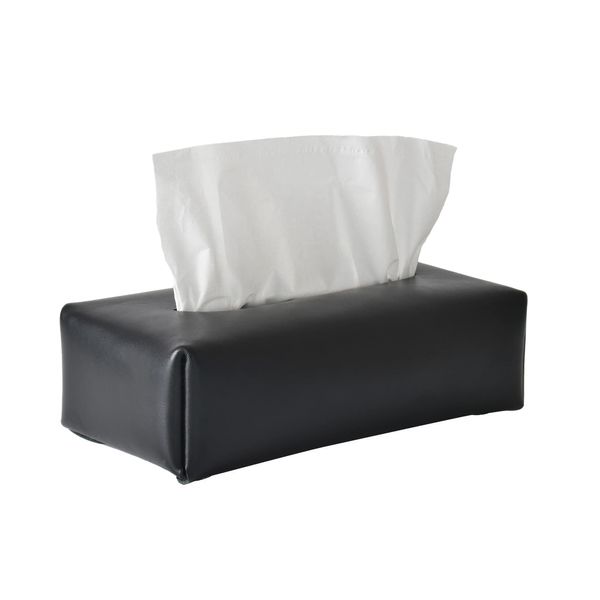 MOHEIM TISSUE COVER Tissue Cover (Oil Leather/Black)