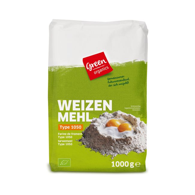 greenorganics Weizenmehl Type 1050 1kg