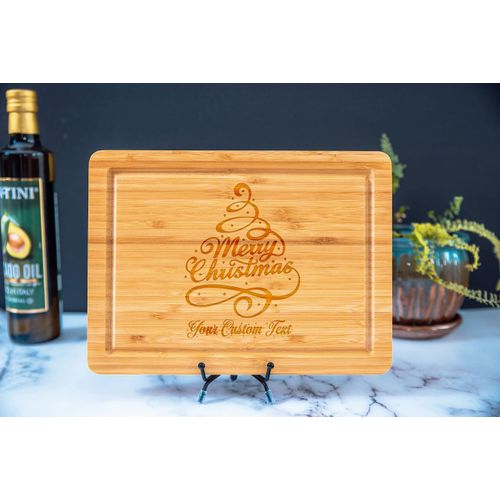 Merry Christmas Cutting Board, Personalized Christmas Decoration Board, Gift for Mom,Grandma, Couples, Unique Gift For Holiday Season, Customize Cutting Board