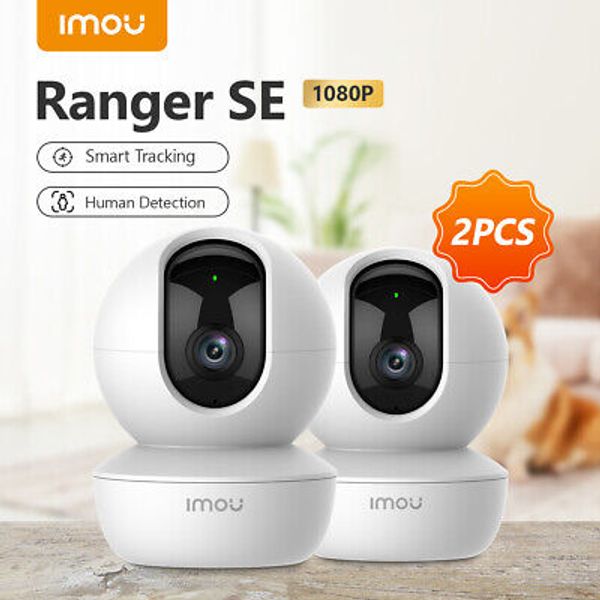 2Pcs*IMOU 2MP FHD WiFi IP Camera Home Security Camera Baby Monitor PTZ Cam