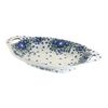 Blue Rose Polish Pottery Melanie Bread Tray with Handles