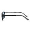 EVERNEVER AZ Label EVAZ-004C1-14 Men's Sunglasses for Driving, Polarized Sunglasses, Stylish, Day and Night Use, Square, UV Protection, Light Color, Thin, Black, Slightly Small to Regular Size)